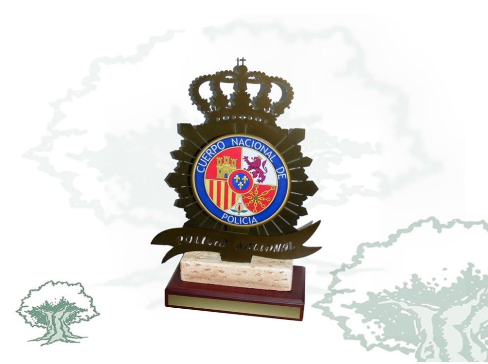 Figura Policía Nacional emblema pequeño
