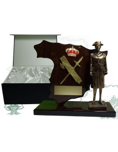 Metopa de escritorio Guardia Civil mujer