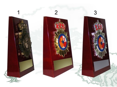 Metopa de cuña Policía Nacional