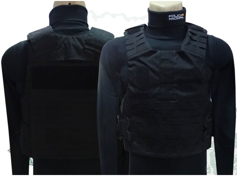 Funda chaleco antibalas Policía Nacional molle