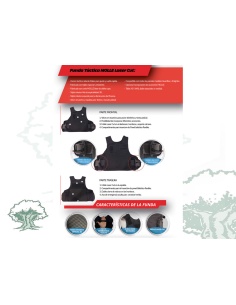 Funda chaleco antibalas Policía Nacional molle 2