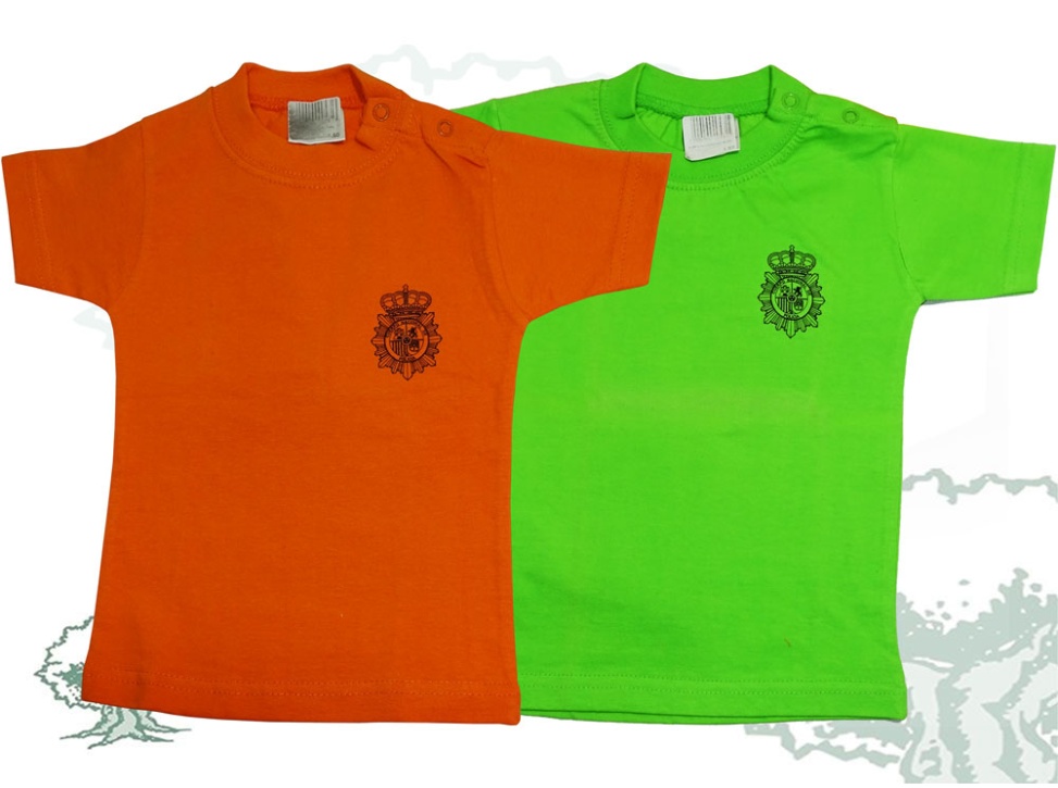 Camiseta Policía Nacional bebé