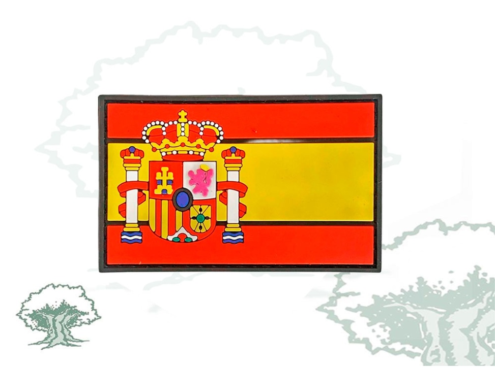 Parche bandera de España en PVC