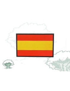 Parche bandera de España de PVC liso