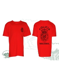 Camiseta de algodon Policía Nacional liquidación 2