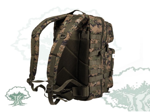 Mochila Mil-Tec US Assault LG digital W/L 36 litros