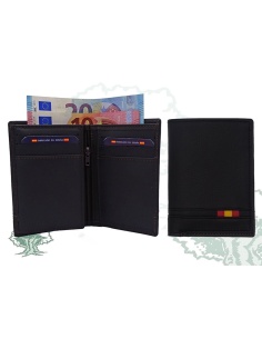 Cartera cremallera con chapa 2