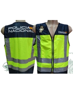 Chaleco reflectante Policía Nacional