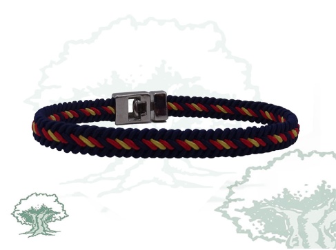 Pulsera de hilo trenzado azul Pulsera de hilo trenzado azul