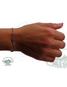 Pulsera Virgen del Pilar de plata