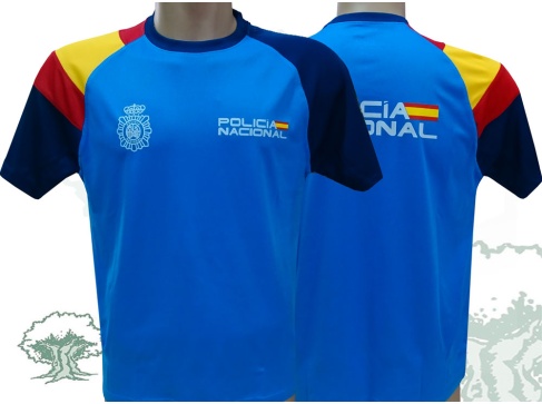 Camiseta técnica Policía Nacional bicolor España