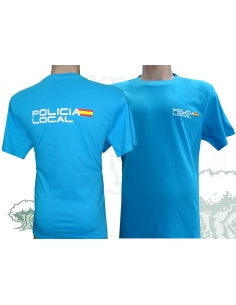 Camiseta de algodon Policía Local