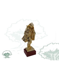 Figura Guardia Civil con capa dorado