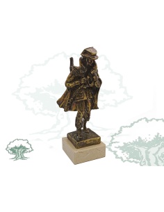 Figura Guardia Civil con capa color bronce electrolisis