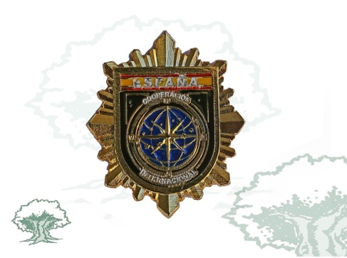 Distintivo de permanencia Cooperación Internacional Policía Nacional