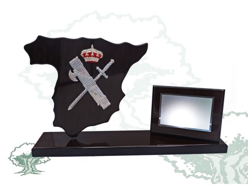 Metopa de escritorio Guardia Civil con minimetopa