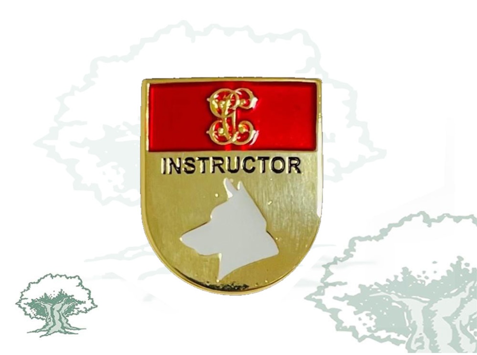 Distintivo de título Instructor Cinológico Guardia Civil