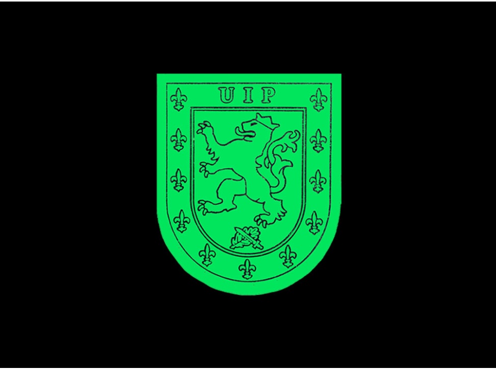 Galleta UIP Policía Nacional luminiscente