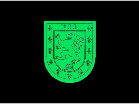 Galleta UIP Policía Nacional luminiscente