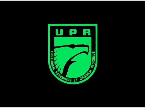 Galleta UPR Policía Nacional luminiscente