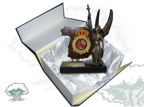 Metopa de escritorio Policía Nacional Angel Custodio