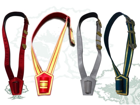 Cuja militar para banderín-estandarte