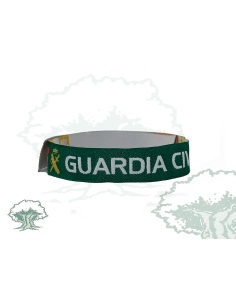 Pulsera Guardia Civil de tela verde oscuro