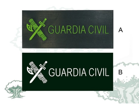 Galleta Guardia Civil luminiscente