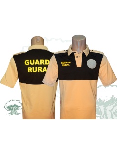 Polo bicolor de manga corta Guarda Rural
