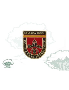 Distintivo de función Brigada Móvil Policía en el Transporte