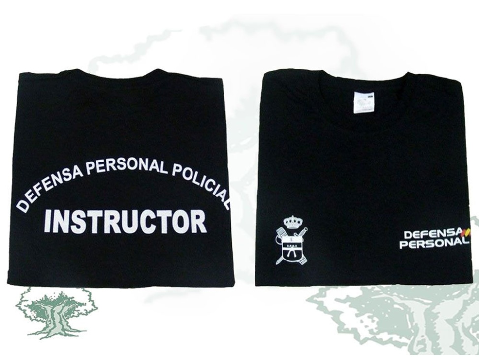 Camiseta Instructor Defensa Personal Policial Guardia Civil
