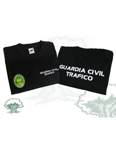 Camiseta Guardia Civil de Tráfico de algodón negra
