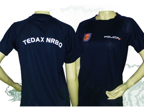 Camiseta Tedax-NRBQ Policía Nacional