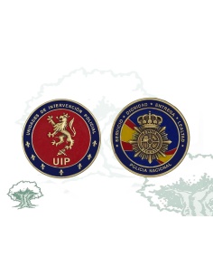 Moneda UIP de la Policia Nacional
