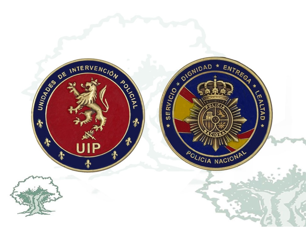 Moneda UIP Policia Nacional