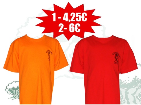 Camiseta de algodon Guardia Civil liquidación