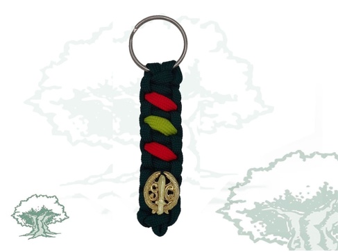 Llavero GAR de la Guardia Civil de paracord