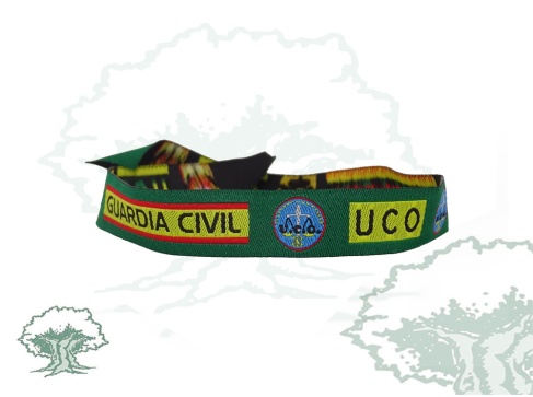 Pulsera UCO Guardia Civil de tela