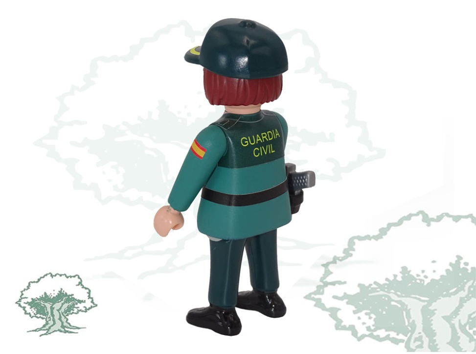 Muñeco articulado mujer Guardia Civil