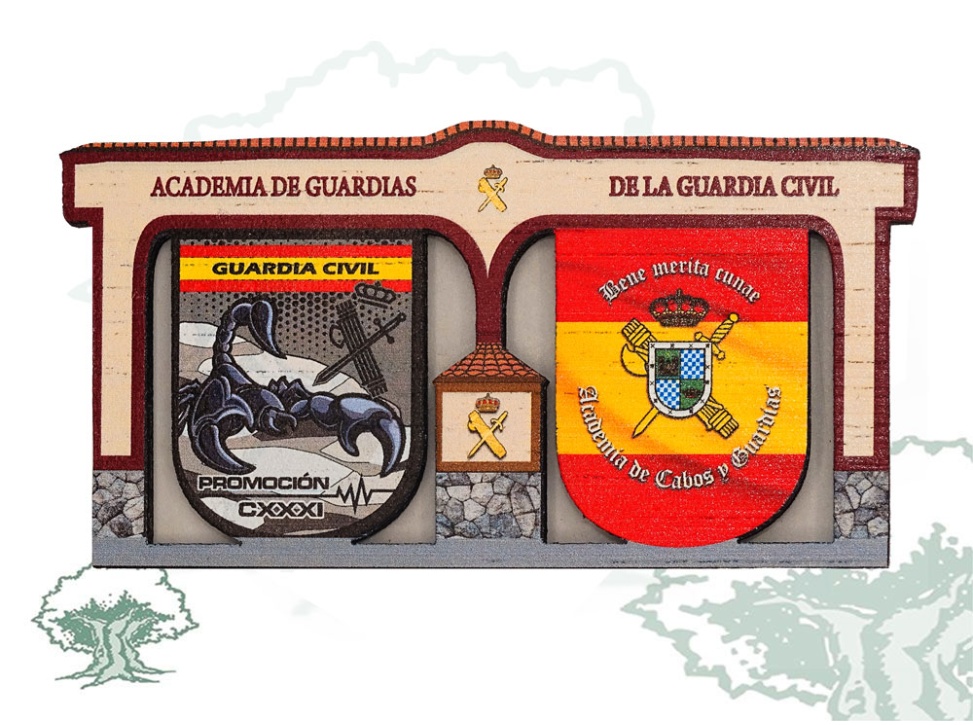 Imán portada de la Academia de Guardias 131 Promoción