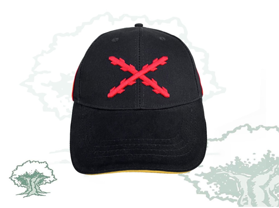 Gorra Cruz de Borgoña negra
