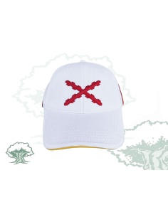 Gorra Cruz de Borgoña blanca