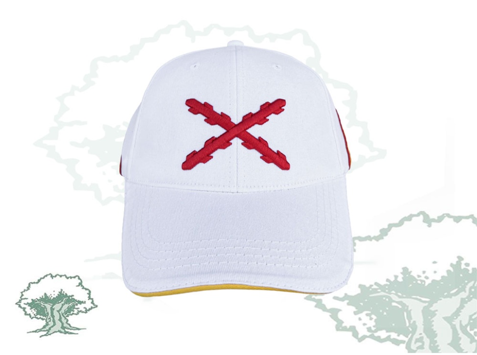 Gorra Cruz de Borgoña blanca