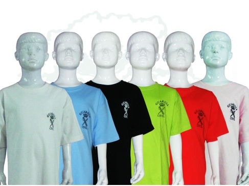 Camiseta Guardia Civil de niño varios colores