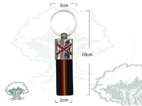 Llavero Cruz de Borgoña marino