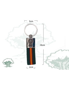 Llavero Virgen del Pilar grabado