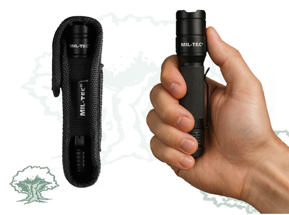 Linterna Mil-Tec Flashlight Tactical Mini Recharge