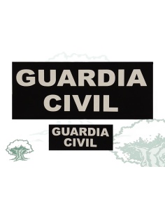 Logos reflectantes Guardia Civil para chaleco