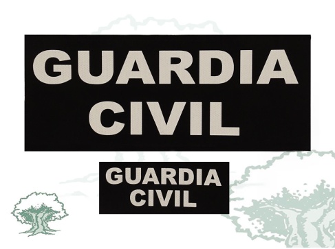 Logos reflectantes Guardia Civil para chaleco