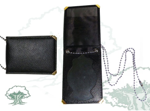Cartera para colgar Policía Nacional chapa oficial
